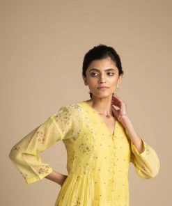 BunaStudio Midi Dresses Summer Dandelions Dress