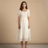 BunaStudio Midi Dresses Sunbeam Smock Midi Dress 2 BunaStudio Midi Dresses Sunbeam Smock Midi Dress