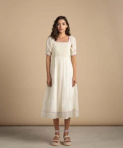 BunaStudio Midi Dresses Sunbeam Smock Midi Dress