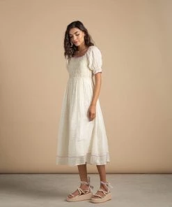 BunaStudio Midi Dresses Sunbeam Smock Midi Dress