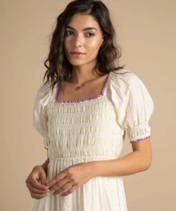 BunaStudio Midi Dresses Sunbeam Smock Midi Dress