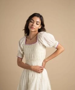 BunaStudio Midi Dresses Sunbeam Smock Midi Dress