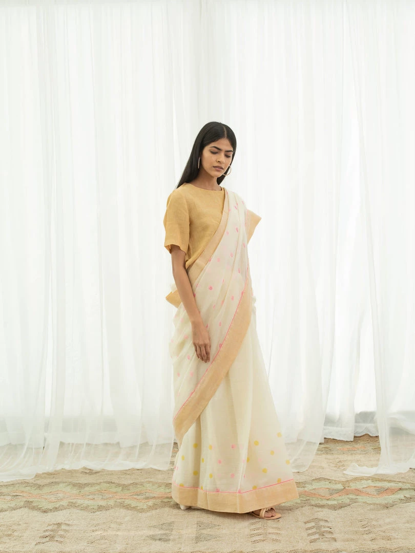 BunaStudio Sarees Sunflower Saree 5 BunaStudio Sarees Sunflower Saree