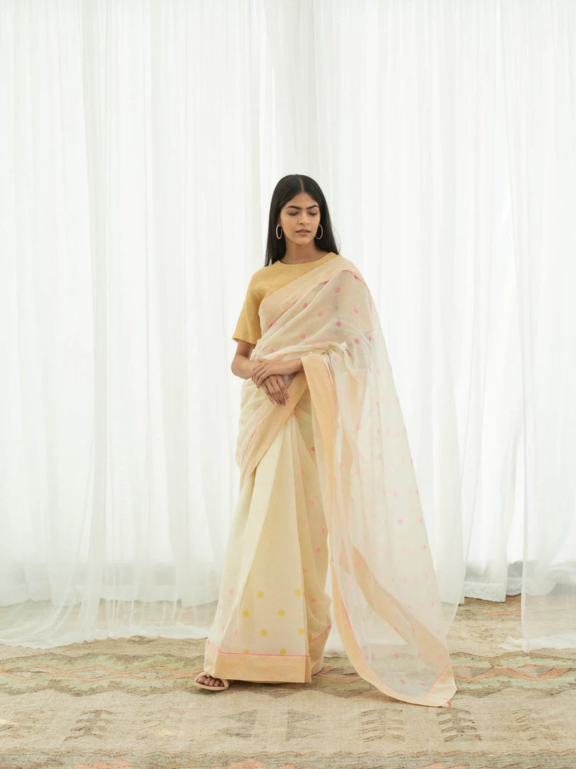 BunaStudio Sarees Sunflower Saree 4 BunaStudio Sarees Sunflower Saree