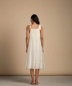 BunaStudio Tie-Shoulder Sun Dress