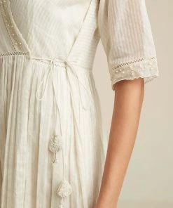 BunaStudio Maxi Dresses Tinsel Wrap Dress