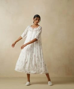 BunaStudio To A Skylark Pleat Dress Midi Dresses