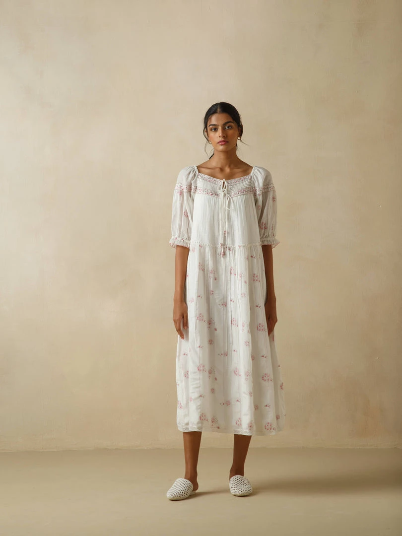 BunaStudio To A Skylark Pleat Dress Midi Dresses 4 BunaStudio To A Skylark Pleat Dress Midi Dresses