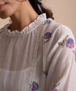 BunaStudio Violets Ribbon Dress