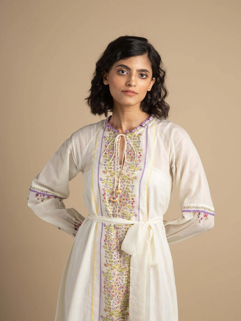 BunaStudio Valley Of Flowers Kaftan Dress Midi Dresses 3 BunaStudio Valley Of Flowers Kaftan Dress Midi Dresses