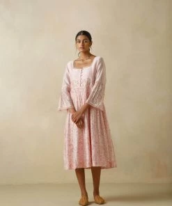 BunaStudio Wellspring Pleat Dress Midi Dresses