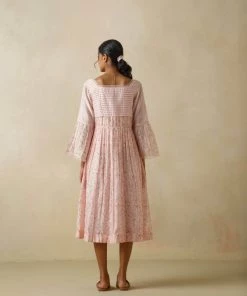 BunaStudio Wellspring Pleat Dress Midi Dresses