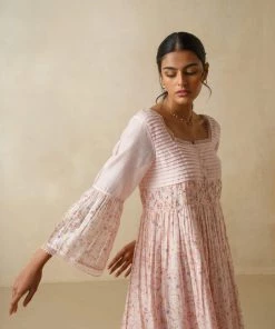 BunaStudio Wellspring Pleat Dress Midi Dresses