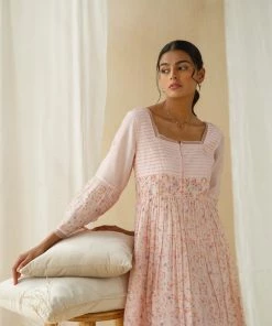 BunaStudio Wellspring Pleat Dress Midi Dresses