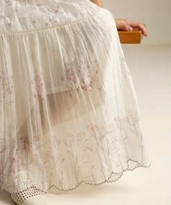 BunaStudio Midi Dresses Woven Pearl Dress