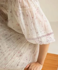 BunaStudio Midi Dresses Woven Pearl Dress