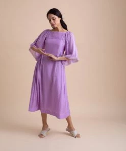 BunaStudio Aster Bow Dress Midi Dresses