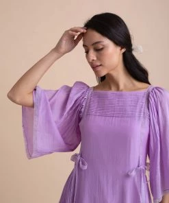 BunaStudio Aster Bow Dress Midi Dresses