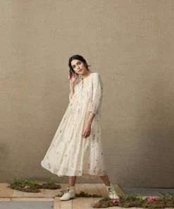 BunaStudio Midi Dresses Bloom Gathered Dress