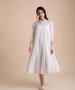 BunaStudio Midi Dresses Buttercup Tier Dress