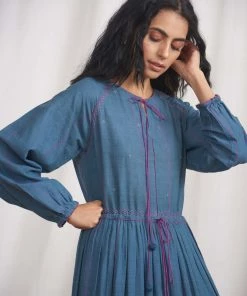 BunaStudio Cerulean Dreams Maxi Dress Maxi Dresses