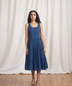 BunaStudio Midi Dresses Dancing Follies Tier Dress