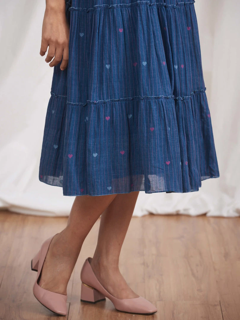 BunaStudio Midi Dresses Dancing Follies Tier Dress 8 BunaStudio Midi Dresses Dancing Follies Tier Dress