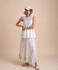 BunaStudio Fish Tale Top Tops & Blouses