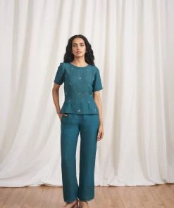 BunaStudio Fresco Trail Linen Blouse