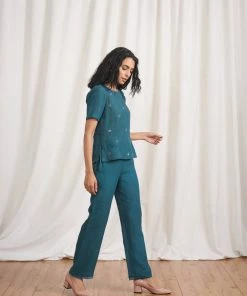 BunaStudio Fresco Trail Linen Blouse