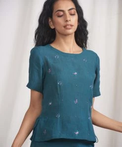 BunaStudio Fresco Trail Linen Blouse