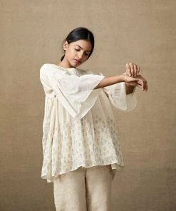 BunaStudio Leaves Of Grass Top Tops & Blouses