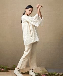 BunaStudio Leaves Of Grass Top Tops & Blouses