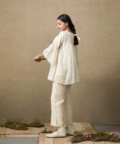 BunaStudio Leaves Of Grass Top Tops & Blouses