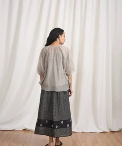 BunaStudio Midnight Stories Blouse Tops & Blouses