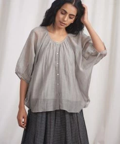 BunaStudio Midnight Stories Blouse Tops & Blouses