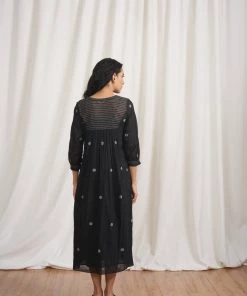 BunaStudio Night Jasmine Gathered Dress 10 BunaStudio Night Jasmine Gathered Dress