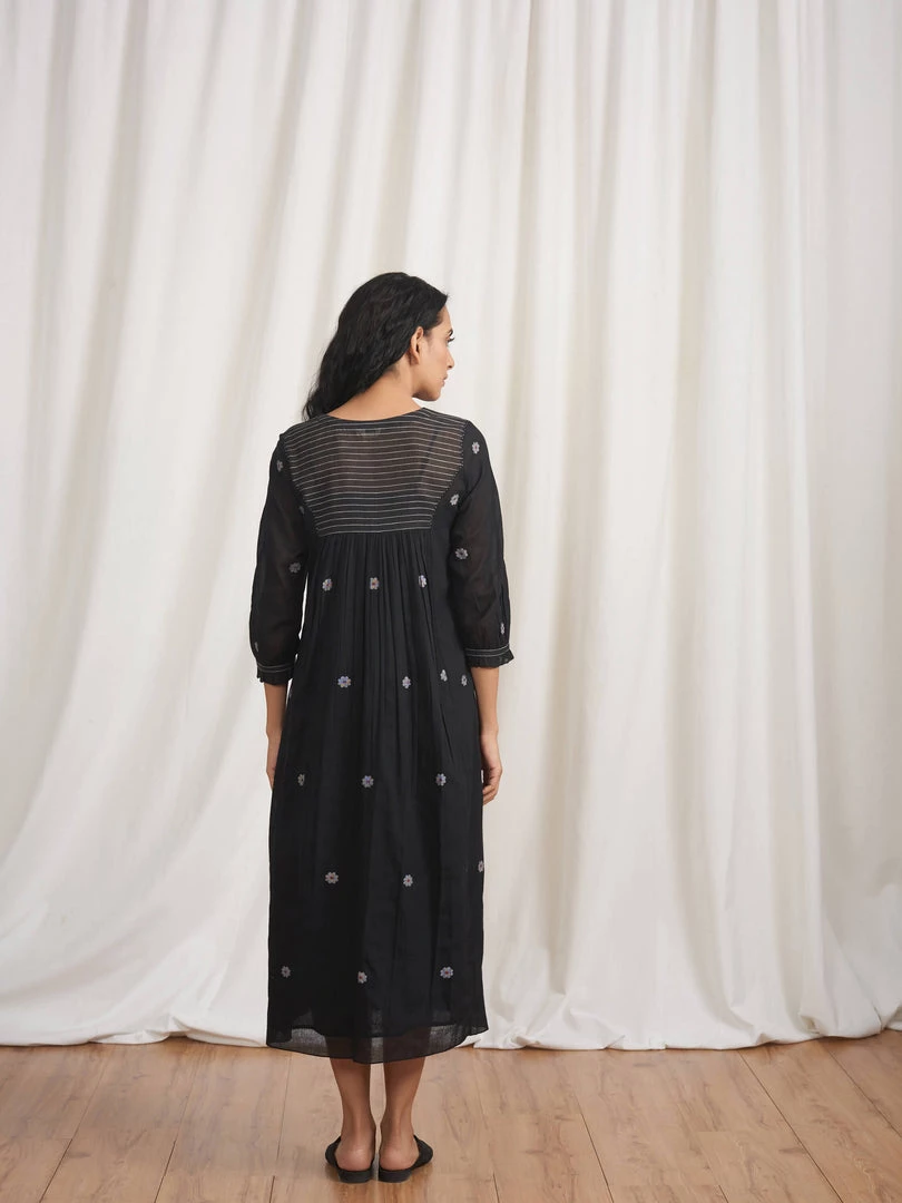 BunaStudio Night Jasmine Gathered Dress 5 BunaStudio Night Jasmine Gathered Dress