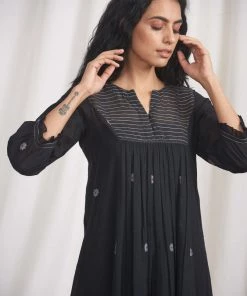 BunaStudio Night Jasmine Gathered Dress 12 BunaStudio Night Jasmine Gathered Dress