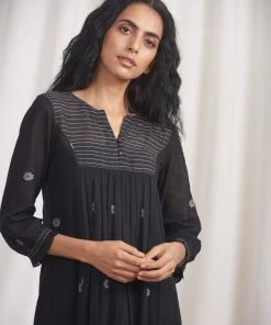 BunaStudio Night Jasmine Gathered Dress 13 BunaStudio Night Jasmine Gathered Dress