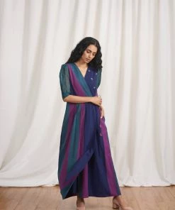 BunaStudio Maxi Dresses Pavo Wrap Dress