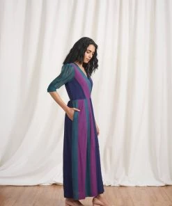 BunaStudio Maxi Dresses Pavo Wrap Dress