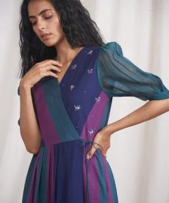 BunaStudio Maxi Dresses Pavo Wrap Dress