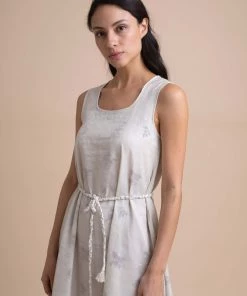 BunaStudio Midi Dresses Pressed Flowers Dress