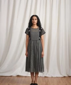 BunaStudio Midi Dresses Shadow Fall Midi Dress