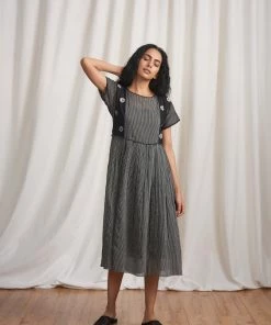 BunaStudio Midi Dresses Shadow Fall Midi Dress