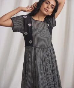 BunaStudio Midi Dresses Shadow Fall Midi Dress