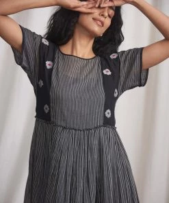 BunaStudio Midi Dresses Shadow Fall Midi Dress