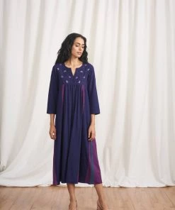 BunaStudio Silk Route Midi Dress