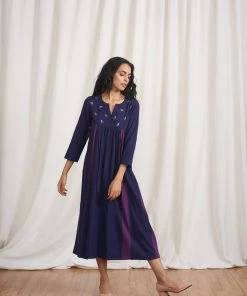BunaStudio Silk Route Midi Dress